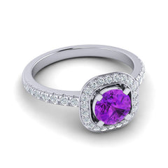 Amethyst and Diamond