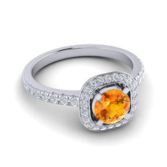 Citrine and Diamond