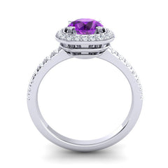 Amethyst and Diamond