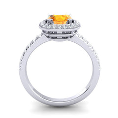 Citrine and Diamond