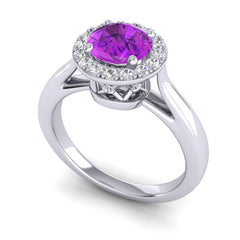 Amethyst and Diamond