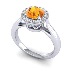 Citrine and Diamond