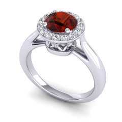 Garnet and Diamond