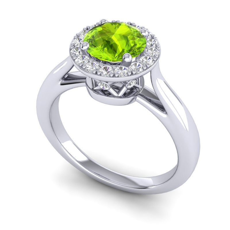 Peridot and Diamond
