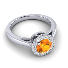 Citrine and Diamond
