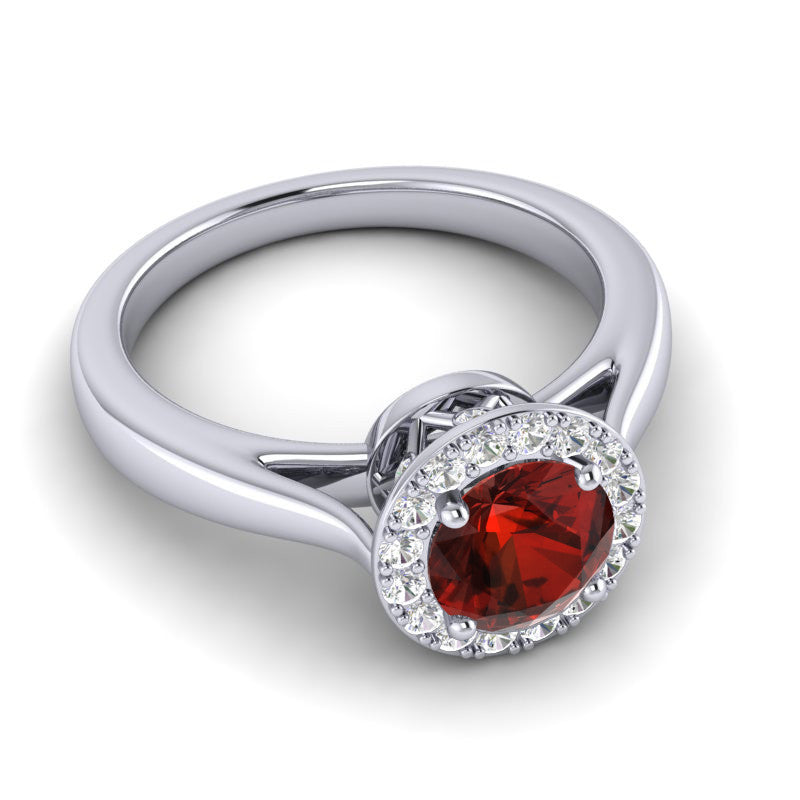 Garnet and Diamond