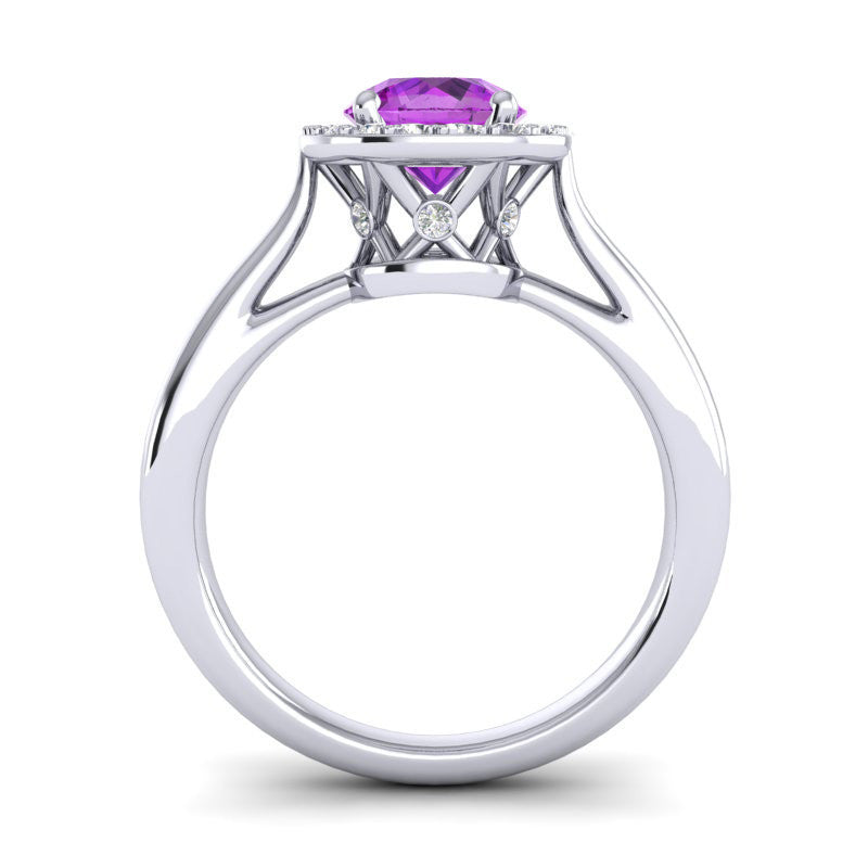 Amethyst and Diamond