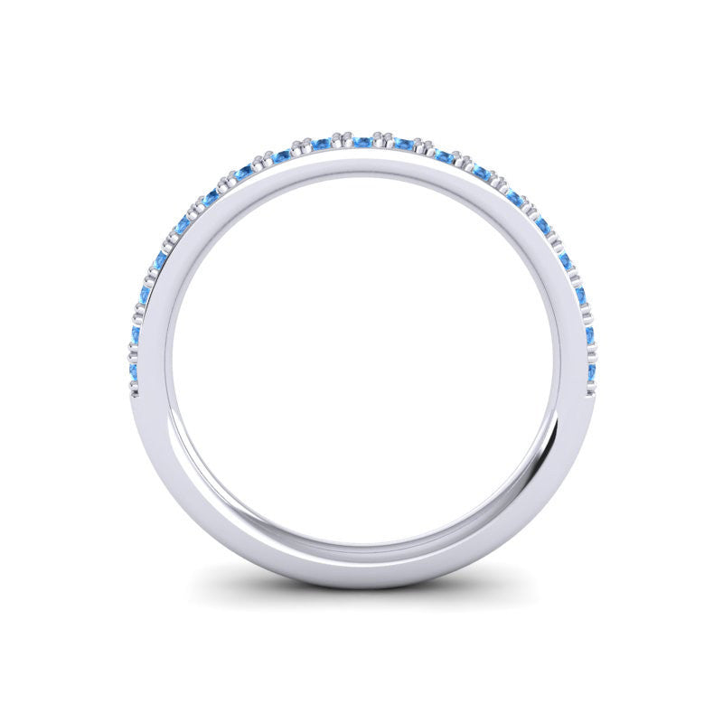 Swiss Blue Topaz Band