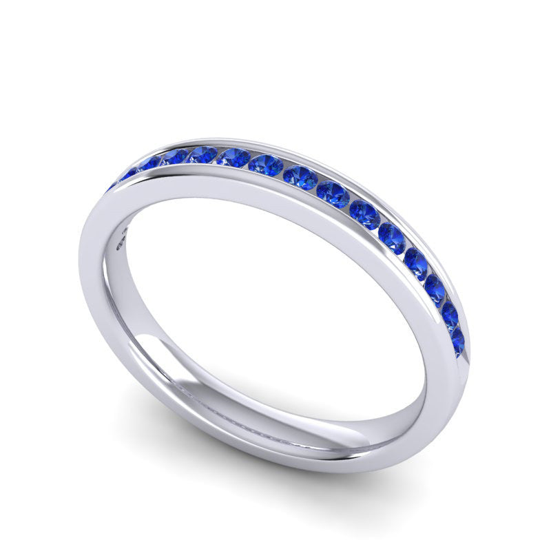 Blue Sapphire Band