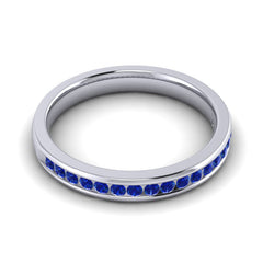 Blue Sapphire Band
