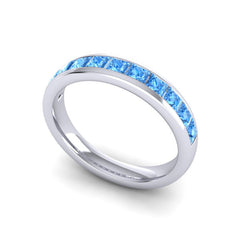 Swiss Blue Topaz Band