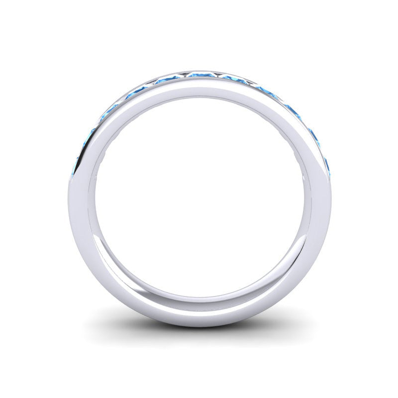 Swiss Blue Topaz Band