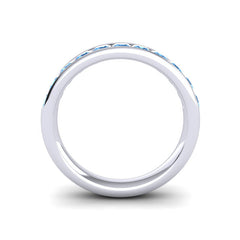 Swiss Blue Topaz Band