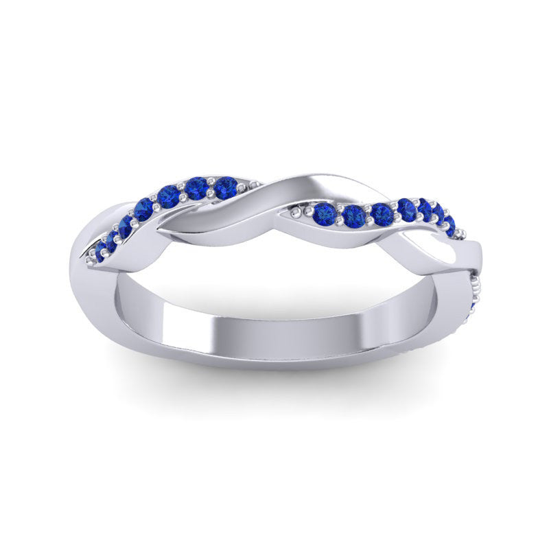 Blue Sapphire Band