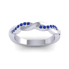 Blue Sapphire Band