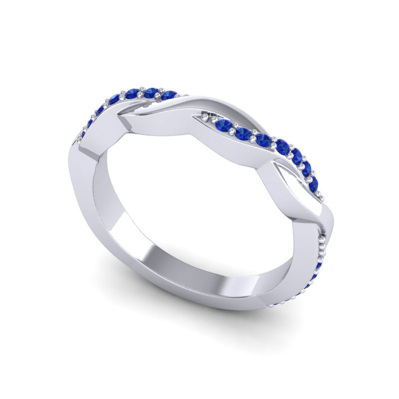 Blue Sapphire Band