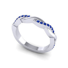 Blue Sapphire Band