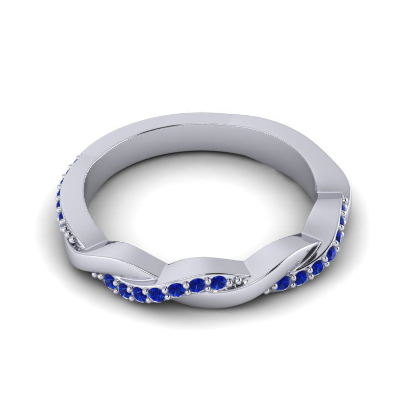 Blue Sapphire Band