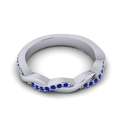 Blue Sapphire Band