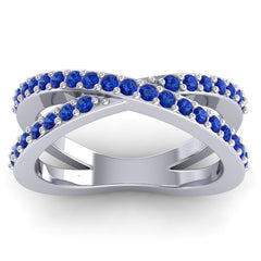 Blue Sapphire Band