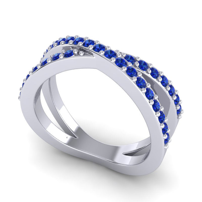 Blue Sapphire Band