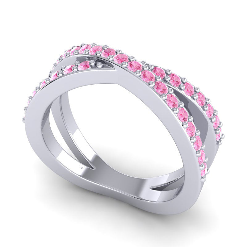 Pink Tourmaline Band