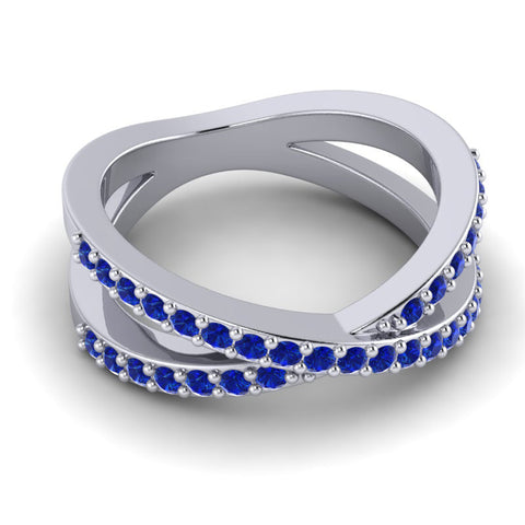Blue Sapphire Band