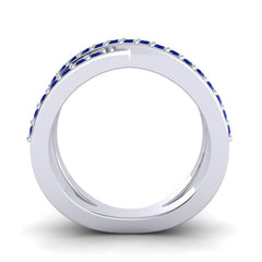 Blue Sapphire Band