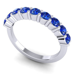 Blue Sapphire Band
