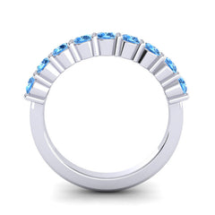 Swiss Blue Topaz Band