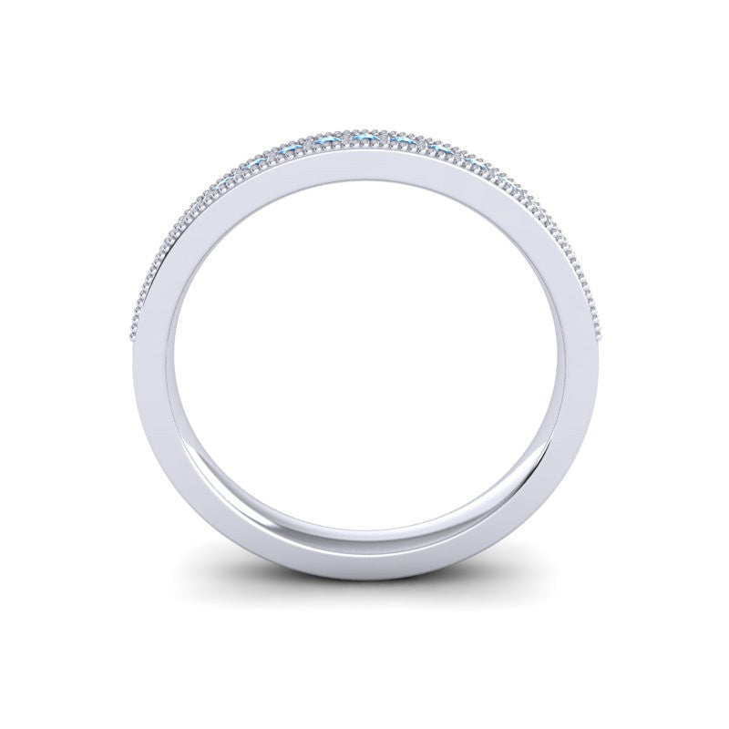 Swiss Blue Topaz Band