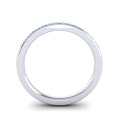 Swiss Blue Topaz Band