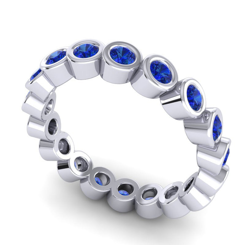 Blue Sapphire Band