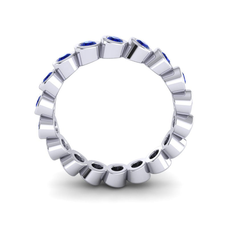 Blue Sapphire Band