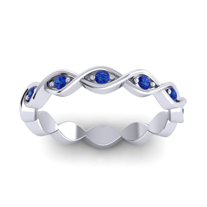 Blue Sapphire Band