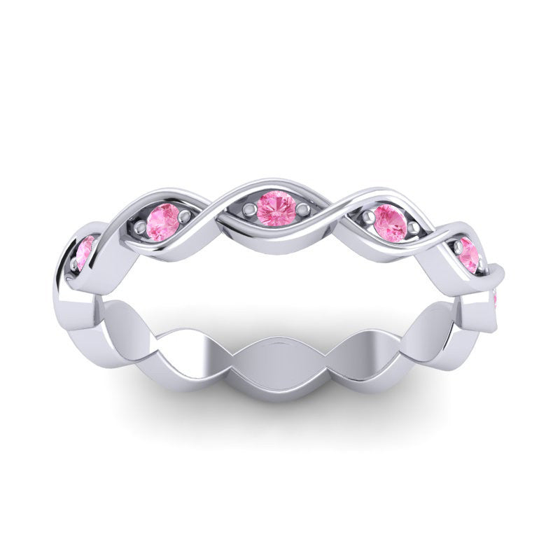 Pink Tourmaline Band