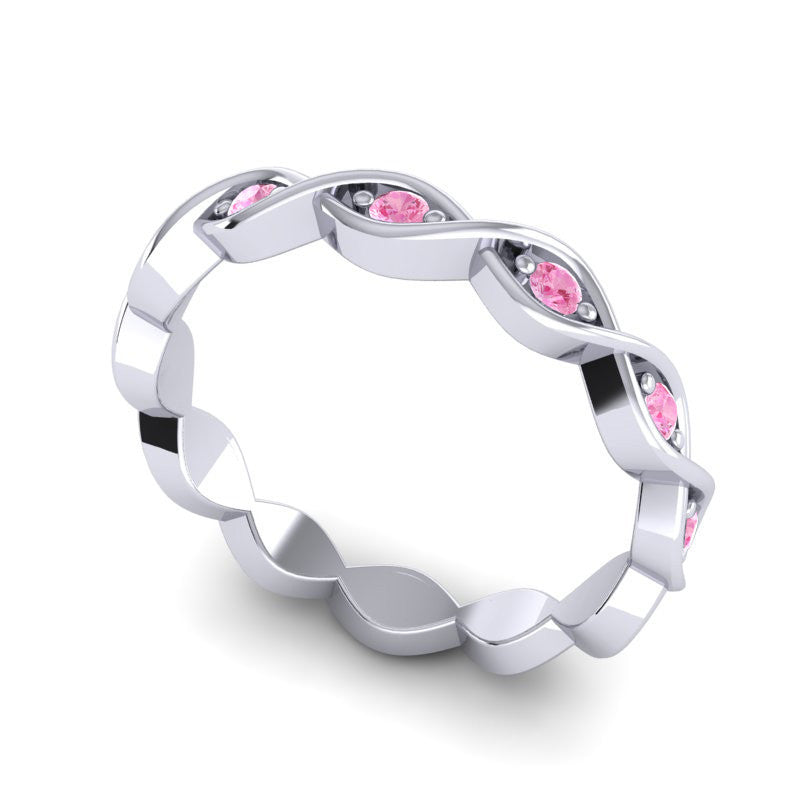 Pink Tourmaline Band