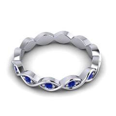Blue Sapphire Band