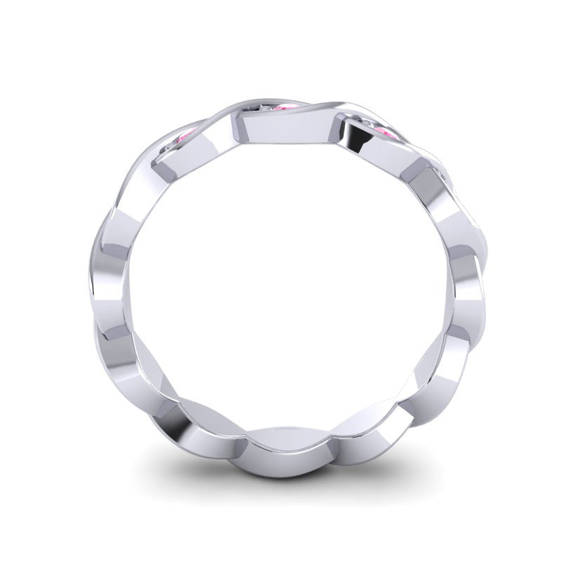 Pink Tourmaline Band