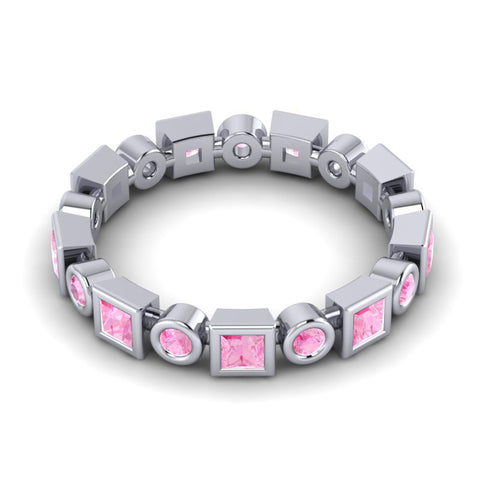 Pink Tourmaline Band