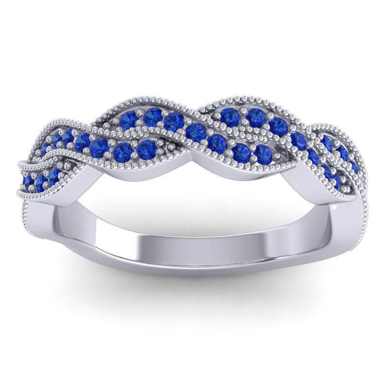 Blue Sapphire Band