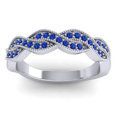 Blue Sapphire Band