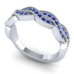 Blue Sapphire Band