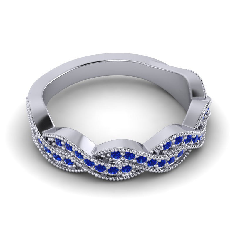 Blue Sapphire Band