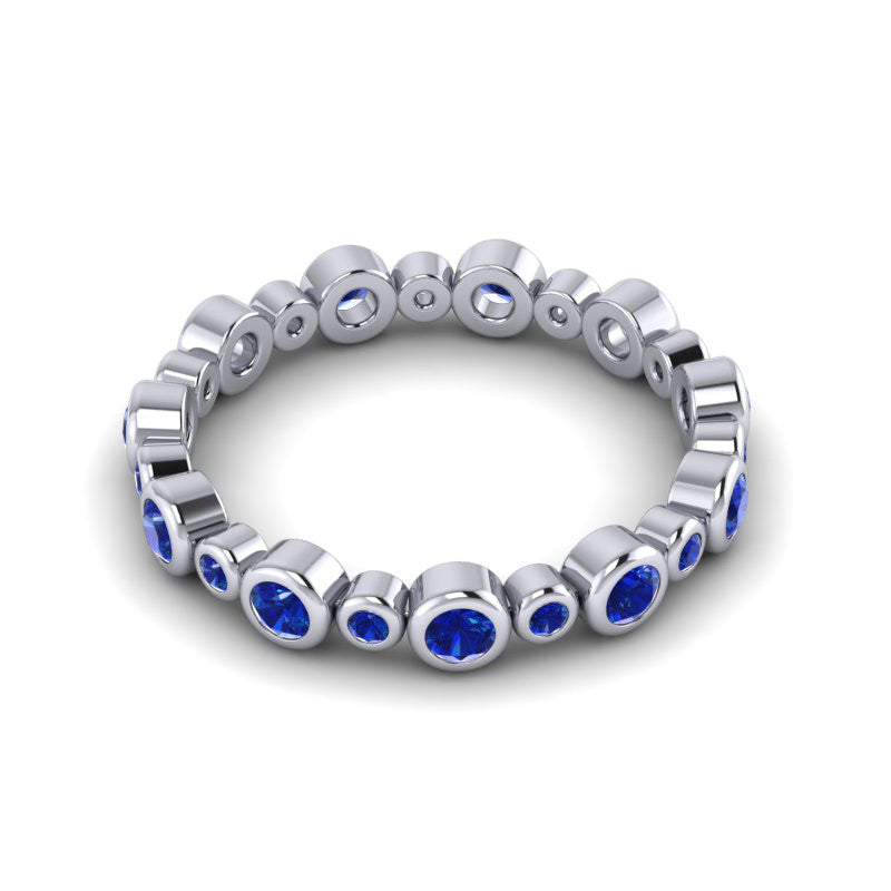 Blue Sapphire Band