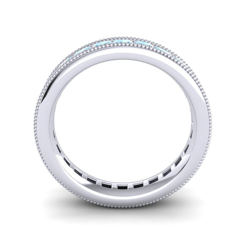 Swiss Blue Topaz Band