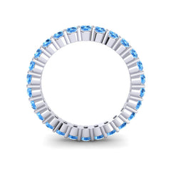 Swiss Blue Topaz Band