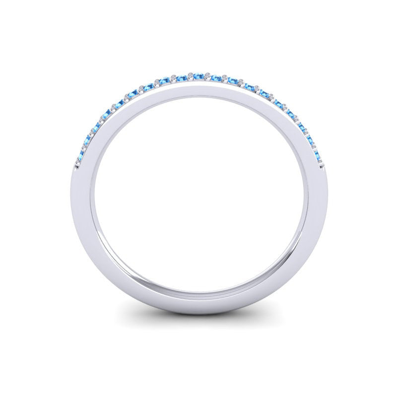 Swiss Blue Topaz Band