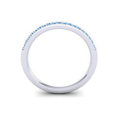 Swiss Blue Topaz Band