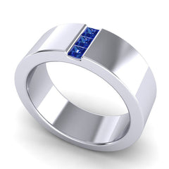Blue Sapphire Band